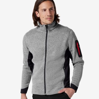 CHRISTOPH Strick-Fleece-Jacke Herren
