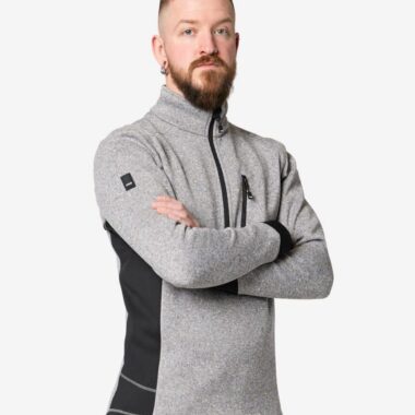 PATRICK Strick-Fleece-Troyer